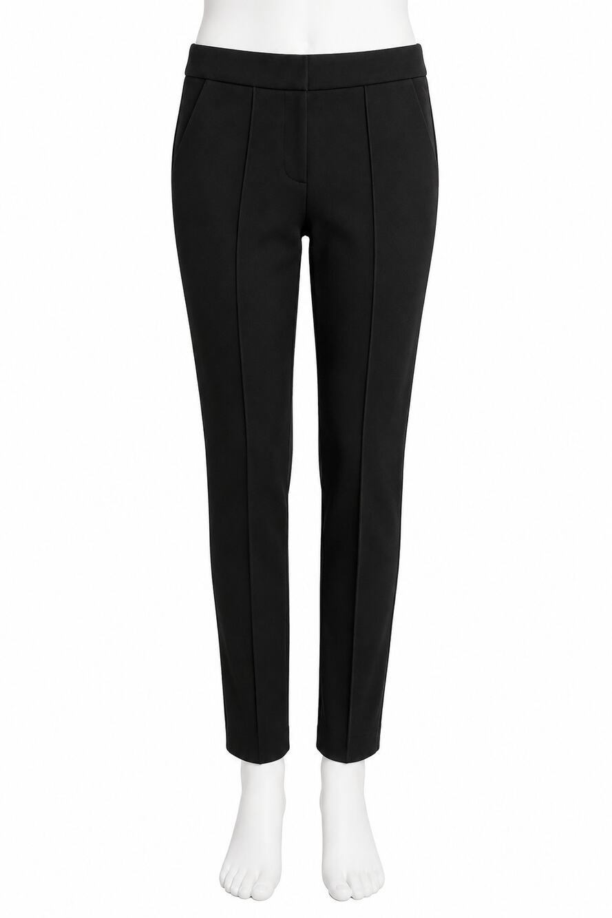 J.Crew Italian Ponte Skinny Trouser Black Career Pants - Size 0